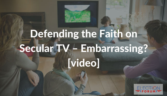 Defending the Faith on Secular TV - Embarrassing? [video]