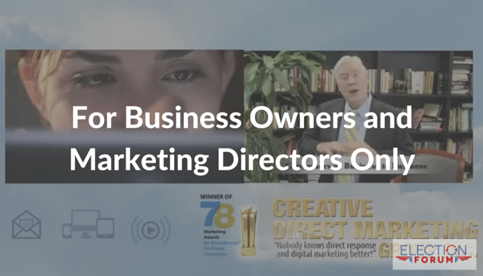 For Business Owners and Marketing Directors Only