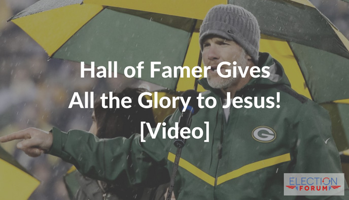 Hall of Famer Gives All the Glory to Jesus! [Video]