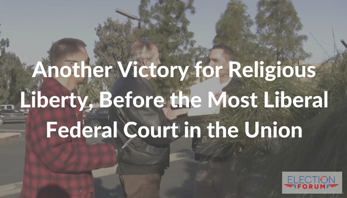 Another Victory for Religious Liberty, Before the Most Liberal Federal Court in the Union